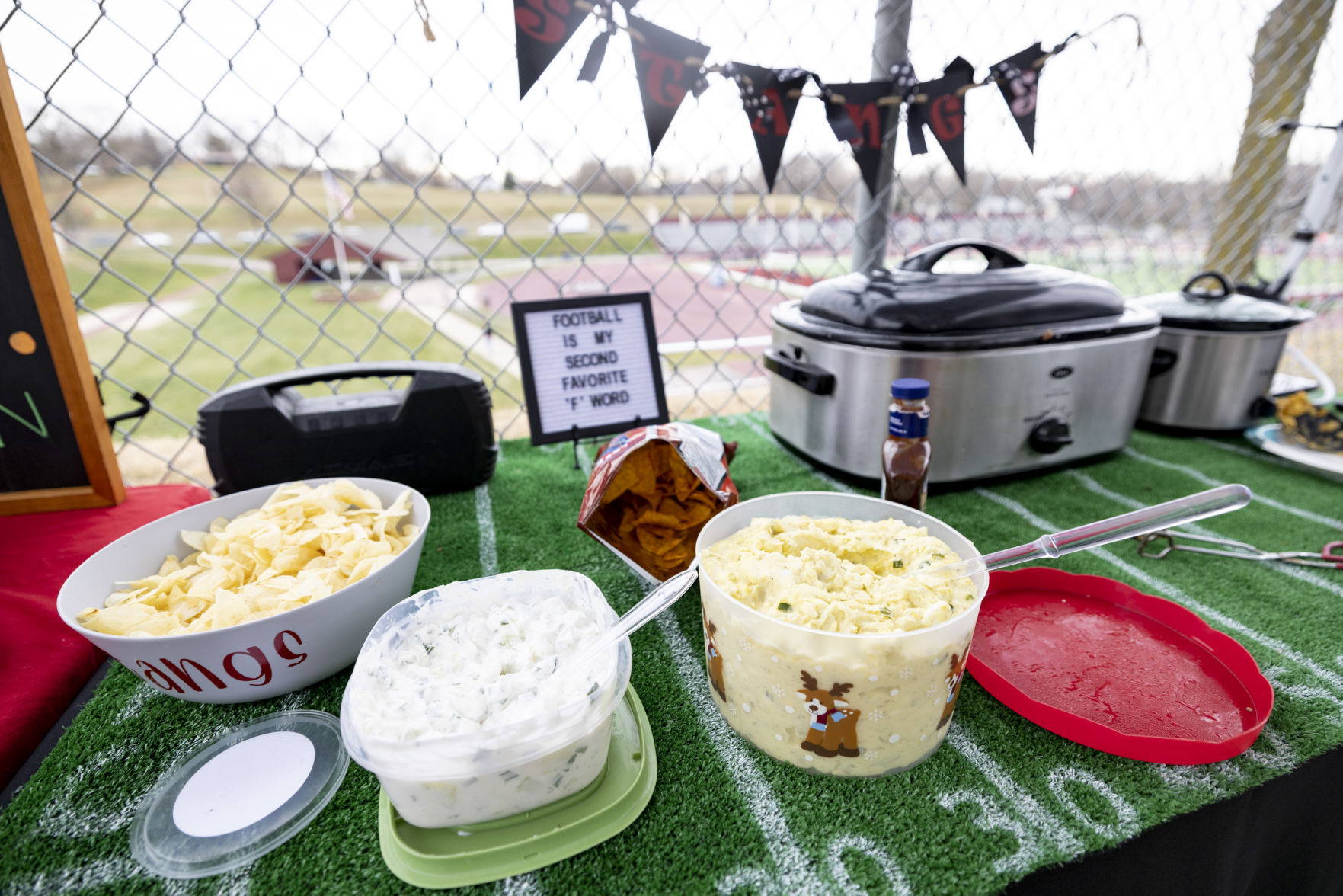 Tailgating before Morningside plays Northwestern